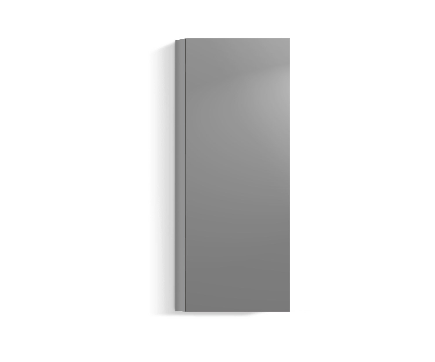 Design Salon Armoire suspendue verticale H160 L60 gris clair330