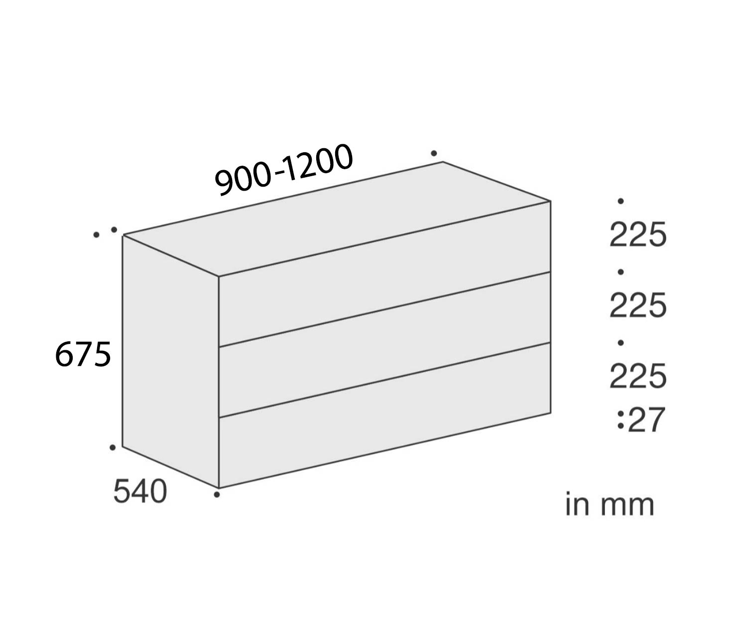 Livitalia Ecletto Design Commode Esquisse Dimensions Dimensions