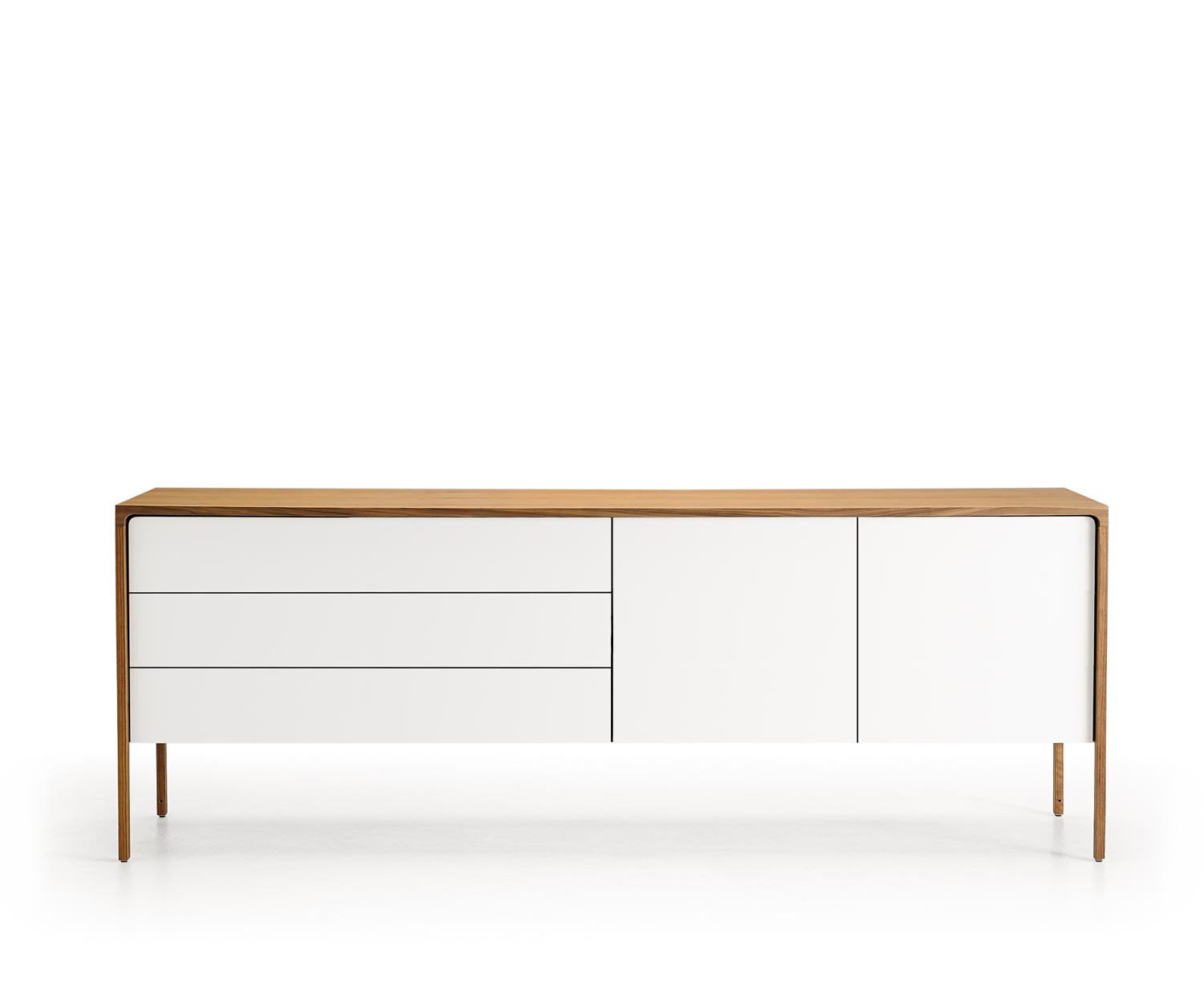 Exclusief Punt Design Dressoir Tactiel Eik Wit