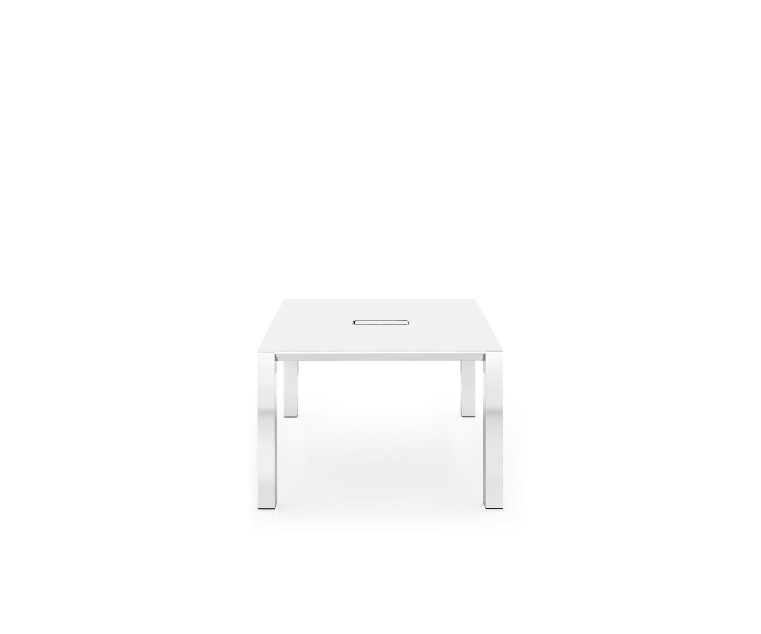 ICF P80 Table de manager P80 120x120 HPL 100 blanc 