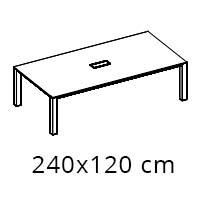 Esquisse de la table de bureau P80 Manager