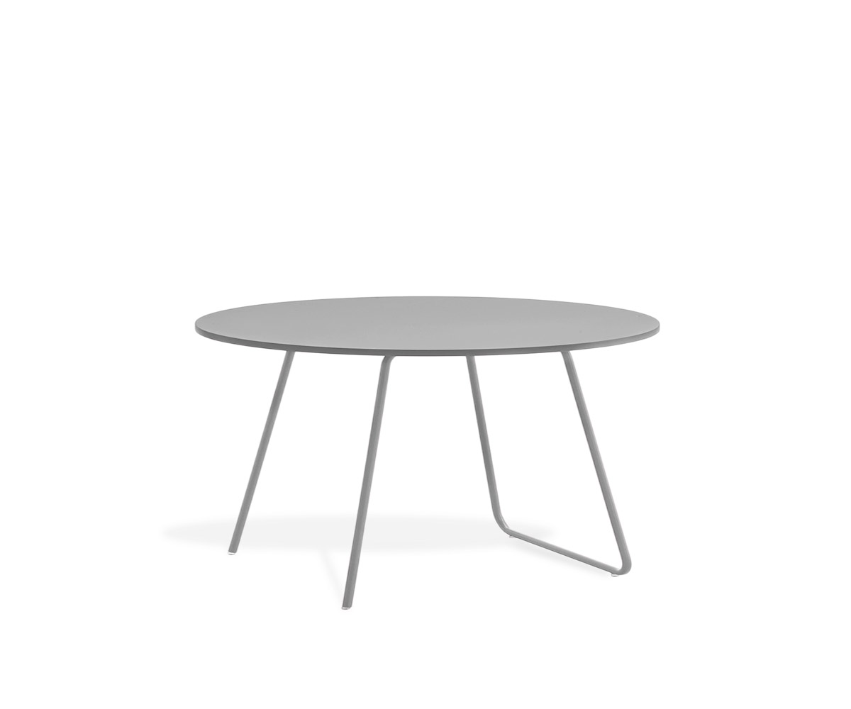 Novamobili Table basse Orbis Ø 80cm gris clair mat330