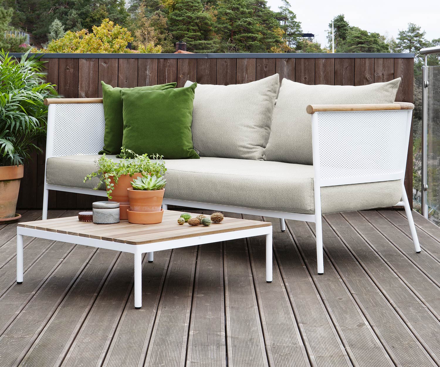 2-zits design tuinbank uit de Oasiq collectie