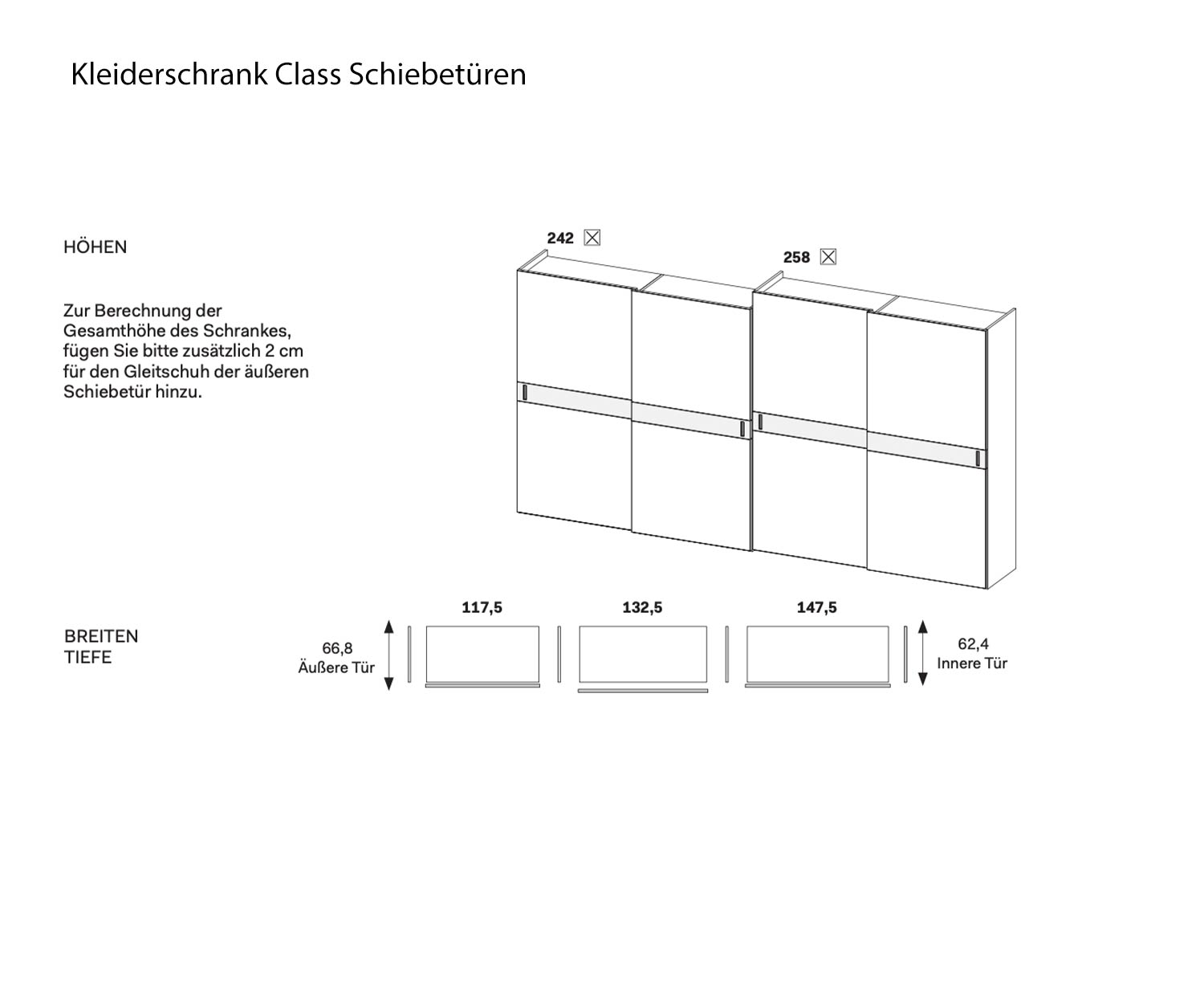 Esquisse Mesures Dimensions Armoire Class