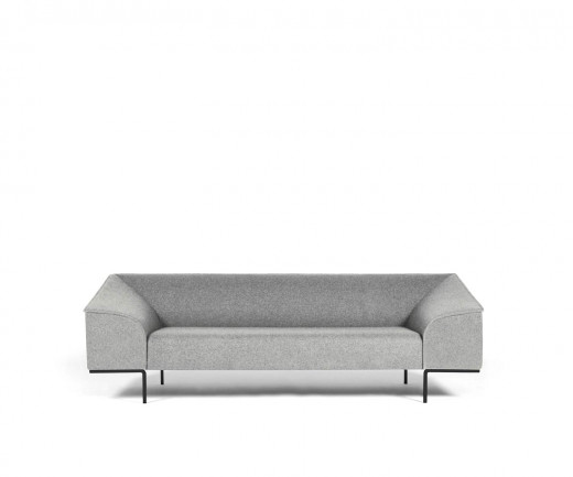 Exclusif Prostoria Canapé design Seam avec housse gris clair